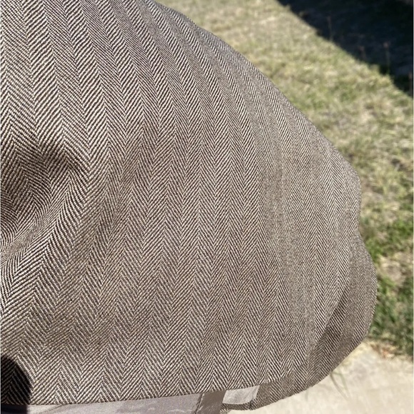 Coppley Zegna Bocelli Sport Coat Brown Herringbone Wool Modern Bespoke Vent 42T - Picture 13 of 16